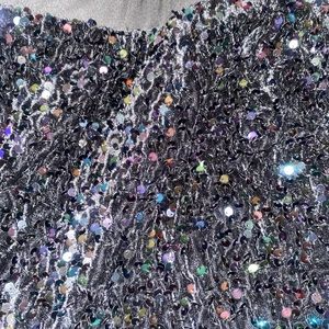 Plus size sequence shorts